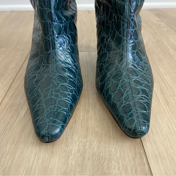 By Far Stevie 42 Boot in Petrol Croc Size 40 - Picture 4 of 16